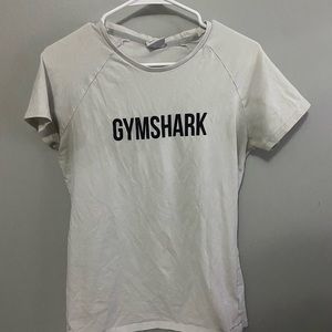 White Gymshark Crest Tee